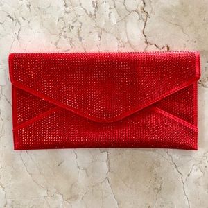 Ted Baker red clutch